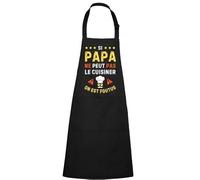 tostadora Tablier Personnalisé Papa - Cadeau Personnalisable Fête des Pères - Tablier Cuisine Homme