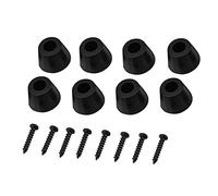 Tosuny 4 Paires de Pieds en Caoutchouc Résistant aux Chocs, Support D'amortissement des Vibrations Durable pour Haut-Parleur - Performance Longue Durée, adapté pour Guitare, Pieds de Rechange pour