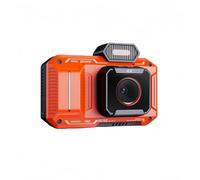 Tosuny Appareil Photo Numérique 4K pour la Photographie, Caméra de Vlogging WiFi 65 MP avec écran HD de 2,88", Zoom Numérique 18X, Mise au Point Automatique, Flash LED, Viseur Optique, (Orange)