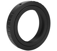 Tosuny Bague D'adaptation D'objectif en Alliage D'aluminium Durable pour Objectif à Monture T2, Bague D'adaptation de Mise au Point Manuelle pour Corps D'appareil Photo à Monture EF, D'objectif