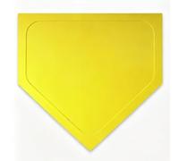 Tosuny Base de Baseball en Caoutchouc, Plaque de Home Plate pour Frappe | Tapis d\'entraînement Portable, accessoire diamant de Softball, équipement de terrain pour jeunes de 16 pouces, équipement