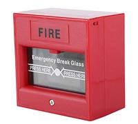 Tosuny Bouton d'alarme Incendie, Bouton d'alarme système de sécurité d'urgence de Bureau à Domicile à l'intérieur du système de sécurité Bouton Bouton de Sortie d'urgence Rouge
