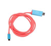 Tosuny Câble de Projection de Console, Câble D'interface Multimédia USB C vers HD Haute Vitesse 4K 60 Hz 18 Gbit/s de 2 M avec HDR Dynamique et Charge Rapide PD 100 W, pour Switch 2