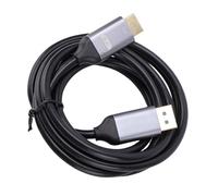 Tosuny Câble D'interface Multimédia DisplayPort vers HD, Résolution 8K 60 Hz 4K, Cordon DisplayPort vers HD de 1,8 M de Longueur avec Blindage à 5 Couches pour écran de Projecteur TV