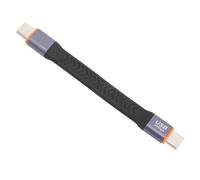 Tosuny Câble USB C Court vers USB C, Câble D'extension USB3.2 Gen2 Type C Mâle vers Mâle, Câble de Charge Rapide USB C Haute Vitesse 40 Gbit/s pour Ordinateur Portable, Téléphone