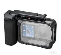 Tosuny Cage de Caméra d'action et Kit de Poignée pour Action 6, Poignée en Alliage D'aluminium avec Accès Rapide à la Batterie, Sabot Froid et Support de Trépied pour Photo de Rue et