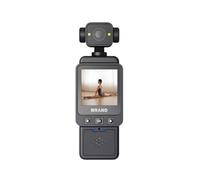 Tosuny Caméra d'action Portable, Caméscope de Poche WiFi 1080p avec Objectif Rotatif à 360°,Détection de Mouvement, écran LCD, Caméra Usée du Corps avec Pince Arrière pour Voyager