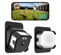 Tosuny Caméra de Fenêtre 3MP 2K, Caméra Intérieure WiFi pour la sécurité de la Maison, Détection de Mouvement Al, Alertes en Temps Réel, Vision Nocturne, Grand Angle 110°, WiFi 5G (1 pièce)