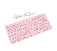 Tosuny Clavier de Jeu Filaire, 78 Touches Ultra Slim USB Clavier câblé avec des Coussinets Antidérapants, des Bords Arrondis et Une Touche Silencieuse, des Claviers Ergonomiques pour (Version