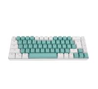 Tosuny Clavier de Jeu Filaire à 60%, 68 Touches RVB Clavier de Jeu Compact RVB, 25 Touches Anti-fantômes et 12 Touches Multimédias, Fiche et Lecture USB, pour Wins, OS X (Bloc de Couleur Vert Blanc)