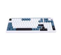Tosuny Clavier Mécanique sans Fil à 75%, Clavier de Jeu Câblé 2,4 G / / USB C avec Bouton, rétro-éclairé, Interrupteur Firefly personnalisé, Compact 98 Touches pour PC (Blue)