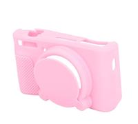 Tosuny Coque en Silicone pour Appareil Photo Numérique SX740 SX730, Housse de Protection Antidérapante et Anti-Rayures avec Ouverture du Compartiment Inférieur de la Batterie pour (Rose)