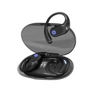 Tosuny Écouteurs de Traduction de L'IA en Temps Réel, 3 en 1 5 sur 1 Buletooth 5.4 Écouteurs de Traductoires avec 164 Langues et 7 Modes, 36H Time de Jeu, Casque d'oreille Ouverte sans (Black)