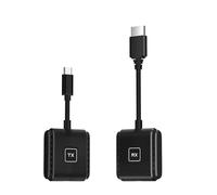Tosuny Émetteur et Récepteur HDMI sans Fil USB C, Extension sans Fil HDMI 2,4/5G, 50 M, Adaptateur D'affichage 1080P avec Miroir et Extension Double Modes, pour Conférence