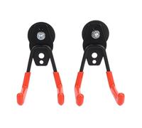 Tosuny Ensemble de 2 Crochets Ouverts Robustes |Grands Aimants Enduits de PVC Antidérapant pour le Stockage dans le Garage (Aimant 6,6 cm)