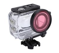 Tosuny Étui de Plongée étanche de 196 Pieds pour Go 3S, pour Caméra Go 3, Boîtier de Protection Sous-marin pour Caméra D'action Go 3 et Go 3S avec Support à Dégagement Rapide, Profondeur (Avec filtre)