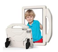 Tosuny Étui pour Tablette iOS Pad Mini 1/2/3/4/5 7,9 Pouces, étui de Protection Complet Antichoc avec Poignée Pliable Rotative et Béquille (Beige)