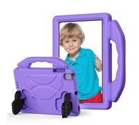 Tosuny Étui pour Tablette iOS Pad Mini 1/2/3/4/5 7,9 Pouces, étui de Protection Complet Antichoc avec Poignée Pliable Rotative et Béquille (Violet Clair)