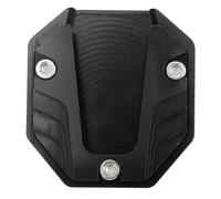 Tosuny Extension de Béquille de Moto à la Mode, Support Latéral en Alliage D'aluminium anodisé pour une Belle Décoration (BLACK)