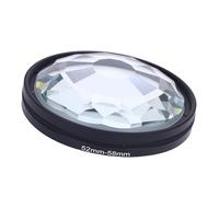 Tosuny Filtre Kaléidoscope 58 Mm, Filtre de Caméra à Effets Spéciaux en Verre Optique Multicouche avec Anneau Adaptateur 52 Mm, pour Appareils Photo Numériques sans Miroir, Objectif