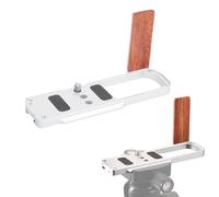 Tosuny Grip à Forme L de la Poignée S9 pour la Caméra Lumix S9, Poignée de Support de Forme en L avec Plaque à Libération Rapide, Intégrée dans Un Trou de Vis de 1/4 Pouce et Une (Silver)