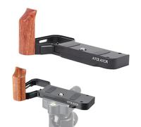 Tosuny Grip en Forme en L de la Poignée pour Les Appareils Photo A7CII A7CR A7C2, Support en Bois en Bois, Plaque de Libération Rapide Intégrée, Trou fileté de 1/4 Pouce et Interface à (Black)