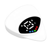 Tosuny Guitare Two in One Pick Taille, Tuner électronique à 12 Tons, Haute sensibilité, Lumière LED, Batterie, pour Guitare électrique Acoustique Basse Ukuléle