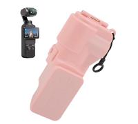 Tosuny Housse de Protection, Ouverture et Fermeture Faciles, Anti-poussière et Anti-Rayures, pour Objectif D'appareil Photo 3, avec éponge Antichoc et Matériaux ABS PC (Pink)