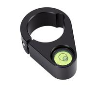 Tosuny Jalon de Nivellement Niveau à Bulle pour Perche GPS GNSS 32mm | Lecture horizontale précise, trois vis d\'étalonnage, boîtier en alliage d\'aluminium, outil prêt sur le terrain,