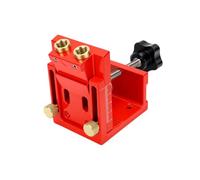 Tosuny Kit de Gabarit de Poche avec Guide de Perçage Réglable | Construction en aluminium durable, s\'adapte à une épaisseur de bois jusqu\'à 1-3/8 pouce, réglage rapide de la profondeur