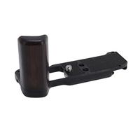 Tosuny L Grip de Forme L pour la Caméra X M5, L'adhérence à la Main Ergonomique en Alliage en Alliage en Aluminium avec Poignée en Bois et clé D'obturation, Compatible avec la Plaque de (Black)