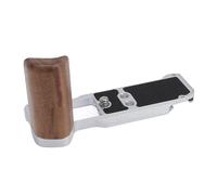 Tosuny L Grip de Forme L pour la Caméra X M5, L'adhérence à la Main Ergonomique en Alliage en Alliage en Aluminium avec Poignée en Bois et clé D'obturation, Compatible avec la Plaque de (Silver)