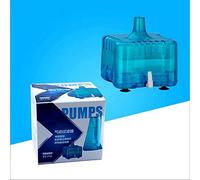 Tosuny Le Mini Filtre Bleu pour Aquarium Augmente Le Niveau D'oxygène pour L'aquarium carré, en Coton Biologique (Carré Bleu ZY-T12)