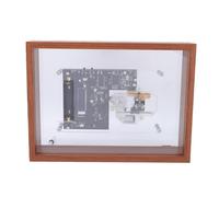 Tosuny Lecteur CD avec Bluetooth 5.0, Lecteur CD Portable avec Cadre Photo pour Montage Mural ou Table, Son Haute fidélité, de Musique en Bois Acrylique pour la Décoration de la