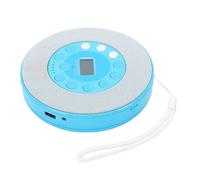 Tosuny Lecteur CD Portable avec Bluetooth et Haut-Parleur, Lecteur de Disque Rechargeable 2000 MAh, Micro intégré, Prise en Charge de L'enregistrement CD vers USB pour Voiture, Maison (Blue)