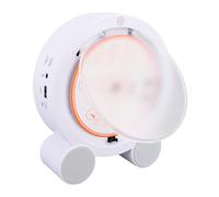 Tosuny Lecteur CD Vertical de Bureau, Lecteurs CD Portables avec Bluetooth, écran LCD, Double Haut-parleurs HiFi, Radio FM, Prise en Charge de la Musique Chronométrée on/Off USB SD (Couleur du Bois)