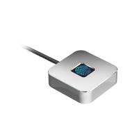 Tosuny Lecteur D' Digitales USB de Bureau pour Wins 10/11 Hello, Scanner Biométrique D' Digitales, Dongle PC, Con tact à 360° et Correspondance Biométrique Rapide, (Silver)