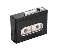 Tosuny Lecteur de Cassettes Portable avec émetteur et Récepteur Bluetooth, Convertisseur de Cassette USB vers MP3 avec Radio FM, Lecteur de Cassettes Rétro avec Casque 3,5 Mm