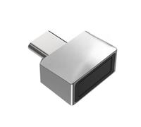 Tosuny Lecteur D'empreintes Digitales USB C pour Hello, 0.5s 360° Touch Correspondance Rapide, Clé de Sécurité USB pour Le Cryptage des Mots de Passe et des Fichiers