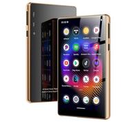 Tosuny Lecteur MP3 avec et WiFi, Lecteur MP4 à écran Tactile HD 5,0" avec Haut-Parleur, Lecteurs de Musique HiFi Portables avec Radio FM, EBook, Calculatrice, Enregistreur Vocal (Gold)