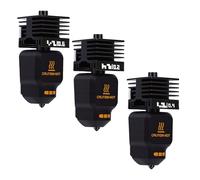 Tosuny Lot de 3 Kits Hotend de Remplacement pour Imprimantes 3D P2S H2D H2S H2C, Buse en Acier trempé 0,2 Mm/0,4 Mm/0,6 avec Kit de Couvercle en Silicone pour Modèle A1, A1 Mini