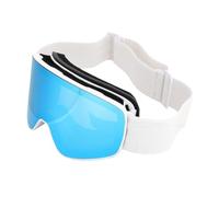 Tosuny Lunettes de Ski sans Monture avec Sangle Réglable pour L'hiver | Protection de lentille UV400, flux d\'air anti-buée, coque résistante aux chocs, sangle interchangeable, style motoneige