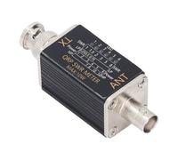 Tosuny Mémètre de Puissance SWR 10W, Ratio Metter avec des Indicateurs LED Tester RF Portable pour 1 à 50 MHz Facile à Utiliser pour les Amateurs de Radio Amateur et de Plein Air