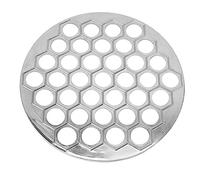 Tosuny Moule à Raviolis Russe pour Raviolis, Moule à Pelmeni avec 37 Trous, Facile à Utiliser pour de Délicieux Repas, Matériau : Alliage D'aluminium (SILVER)