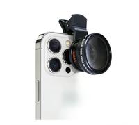 Tosuny Objectif D'appareil Photo de Téléphone - Objectif Macro 12,5 X et Grand Angle 0,45 X, Kit D' de Téléphone à Clipser 2 en 1 pour Vlog, Compatible avec Les