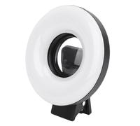 Tosuny Objectif Macro 15X, 28 LED Ring Light 3000K 6500K avec 5 Niveaux de luminosité pour la Photographie sur Smartphone Vlog Photos en Gros Plan Enregistrement Vidéo