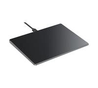Tosuny Pavé Tactile USB Filaire pour Wins, Trackpad Multi-Touch de Grande Taille avec Base en Aluminium, Gauche Droit Physique, Prise en Charge des Gestes à 4 Doigts, Plug and Play (Black)