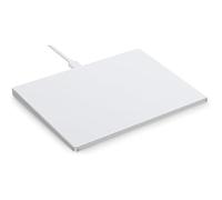Tosuny Pavé Tactile USB Filaire pour Wins, Trackpad Multi-Touch de Grande Taille avec Base en Aluminium, Gauche Droit Physique, Prise en Charge des Gestes à 4 Doigts, Plug and Play (White)