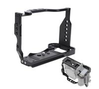 Tosuny Plate-Forme de Cage de Caméra, Cadre de Protection D'extension de Caméra Vidéo en Alliage D'aluminium avec Support de Chaussure Froide, pour Têtes de Trépied Z50II RS3 et Grand