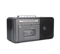 Tosuny Porteur de Cassette Portable, Lecteur de Cassette Rétro avec Chargement USB et Antenne Extensible pour la Radio FM AM SW, pour Le Camping en (Plug EU (AC 220-240V 50Hz))